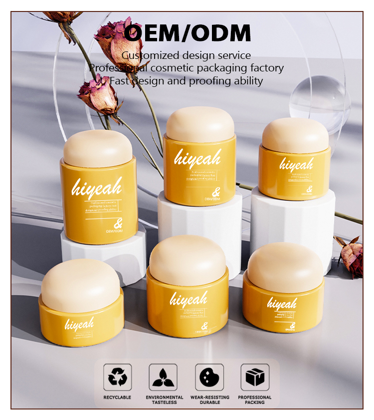 150/120/100/80/50/30 G Luxury Glass Jars for Skincare Empty Glass Cosmetic Jar Skin Care manufacture