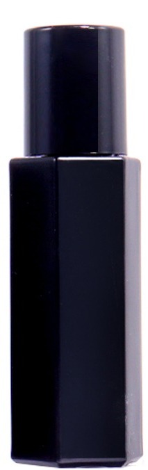 30ml Black - toned Hexagonal Lotion Bottle supplier