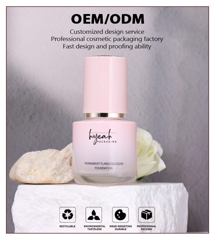 30ml Pink Gradient Bottle! Sweet and Exquisite Beauty Packaging is Super Eye - Catching supplier
