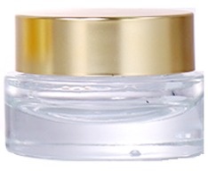150G, 120G, 100G, 80G, 50G, 30G Transparent Cream Jars in Two Styles, Golden Lids and White Lids Show Diverse Elegance details