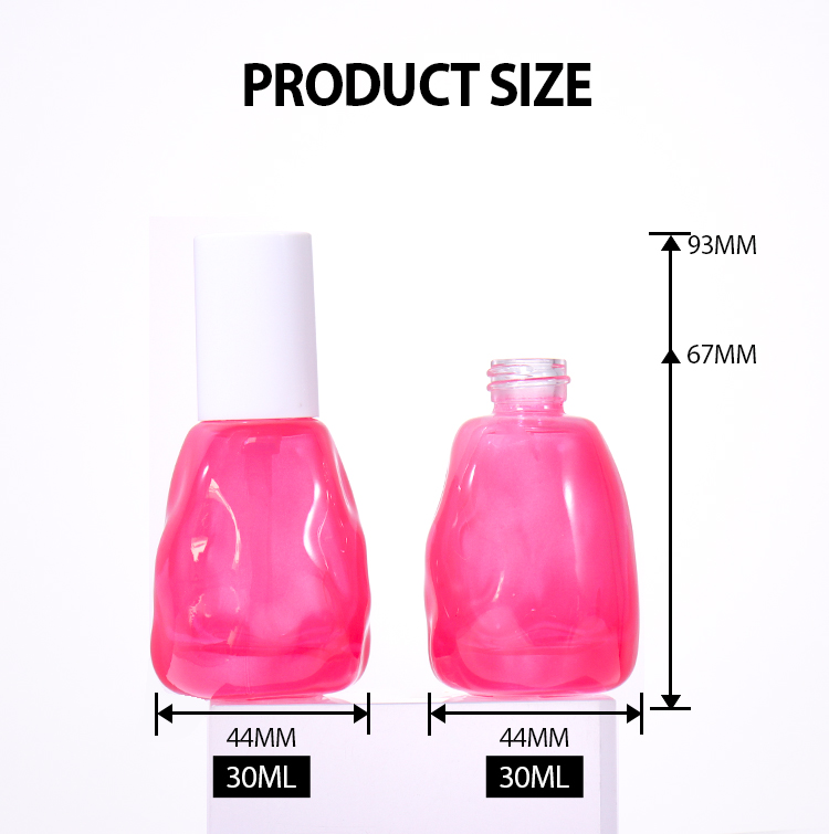 40ml Irregular Round Water - Drop Shaped Beauty Bottle supplier