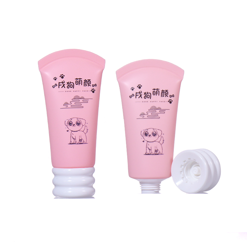 30ml Pink Cute Skin Care Hose, Screw Cap Design Shows Lovely Texture