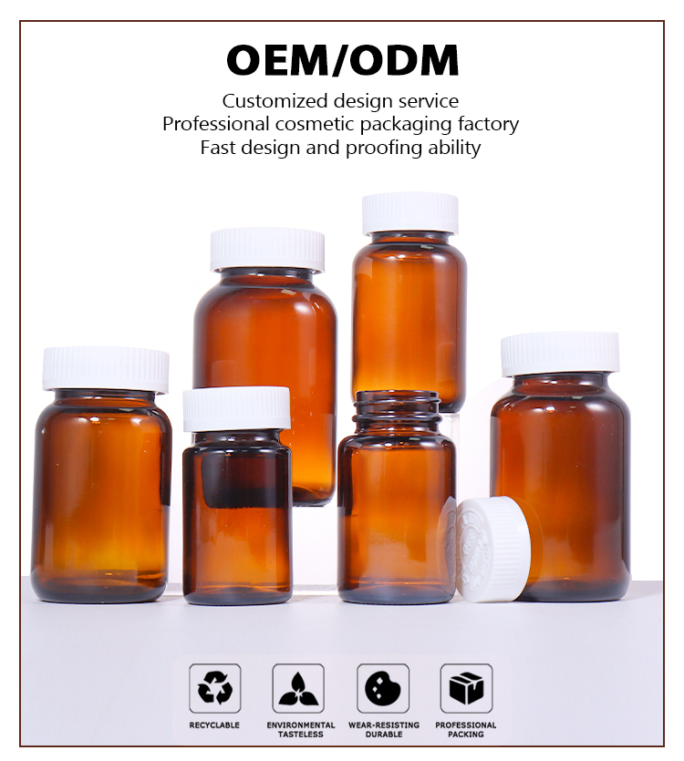 250G/200G/150G/120G/100G/75G Luxury Glass Jars for Skincare Empty Glass Cosmetic Jar Skin Care manufacture