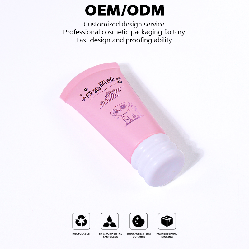 30ml Pink Cute Skin Care Hose, Screw Cap Design Shows Lovely Texture factory