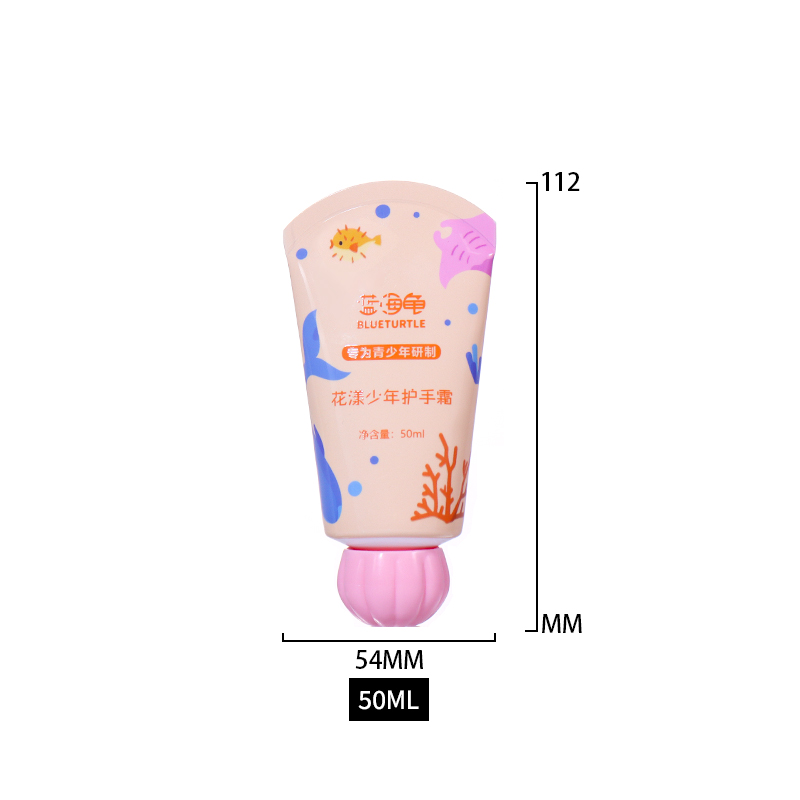 50ml Marine - Style Hand Cream Hose, Shell Screw Cap Shows Fresh Texture supplier