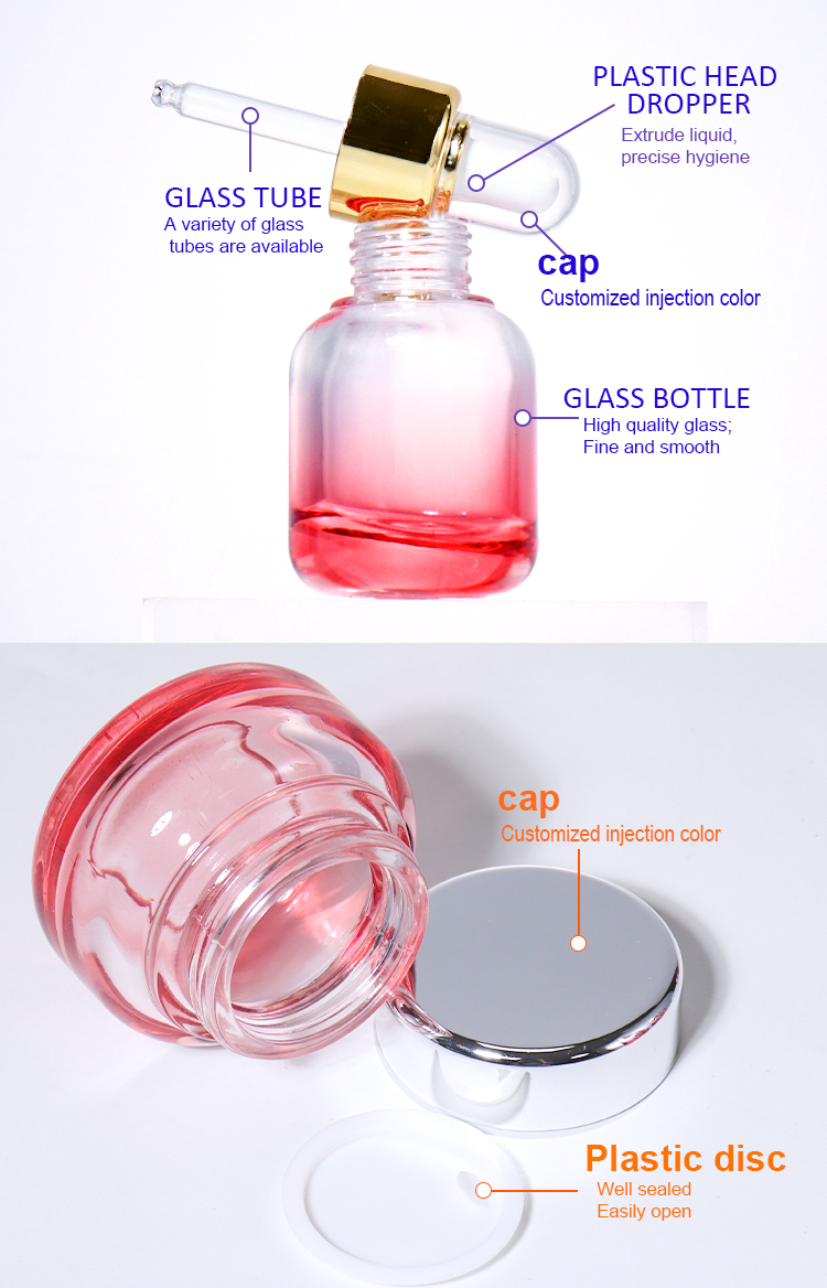 120ML, 100ML, 40ML toners, emulsion bottles, spray bottles, and 50G cream jars details