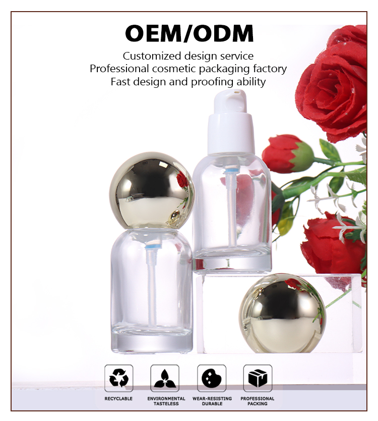 30ML  Cosmetic Essence Bottle  factory