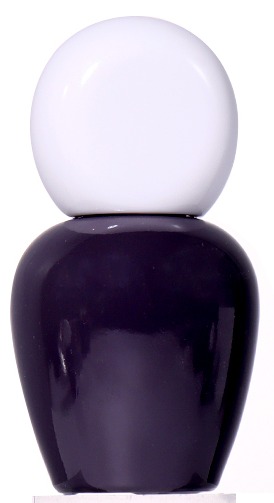 30ml Beauty Bottle with Dark Purple Body and White Spherical Cap manufacture