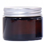 200G, 150G, 50G, 40G, 30G, 15G Amber Brown Cylindrical Beauty Jar, Silver Lid Design Shows Practical Texture supplier