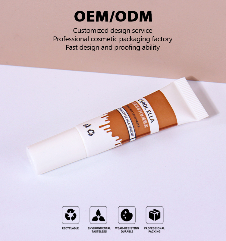 10ml Hose Packaging with Ingenious Brown - White Color Composition details