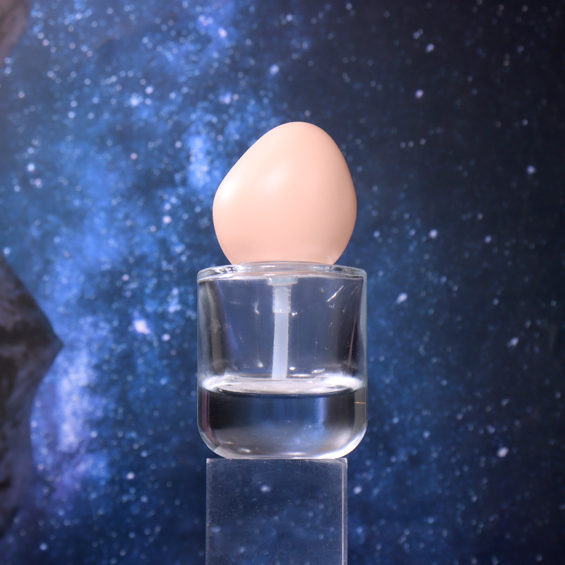 40ml Lotion Bottle: Creative Egg - Shaped Cap Beauty Bottle