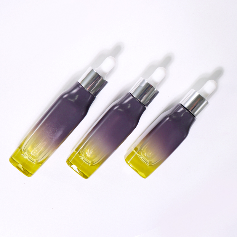55ML, 45ML, 30ML Gradient and Frosted Dropper Beauty Bottles, Exquisite Texture Highlights Luxury