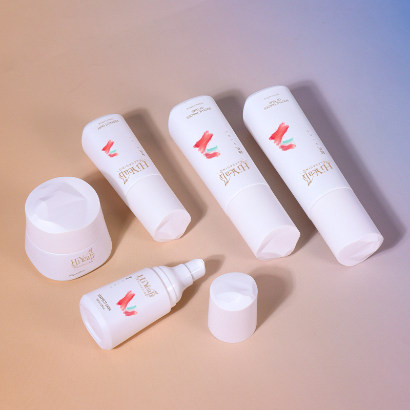 120ML, 100ML, 50ML, 30ML, 50G White Elegant Set Series, Minimalist Design Shows High - end Texture