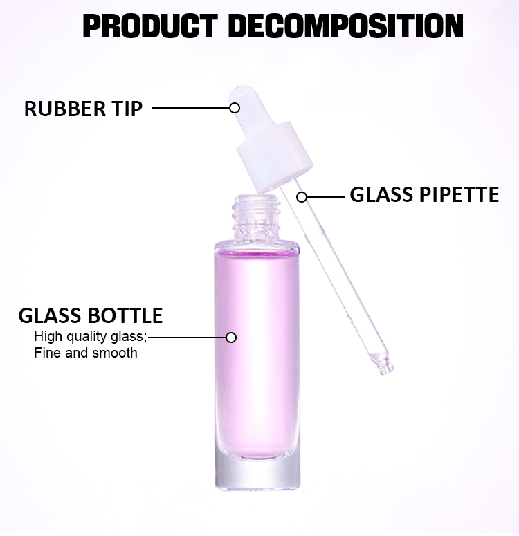 25ML,15ML,10ML,5ML Cosmetic Essence Bottle details