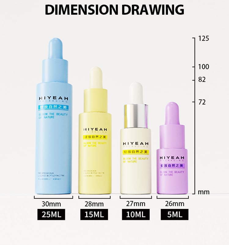 25ml/15ml/10ml/5ml Dropper bottle factory