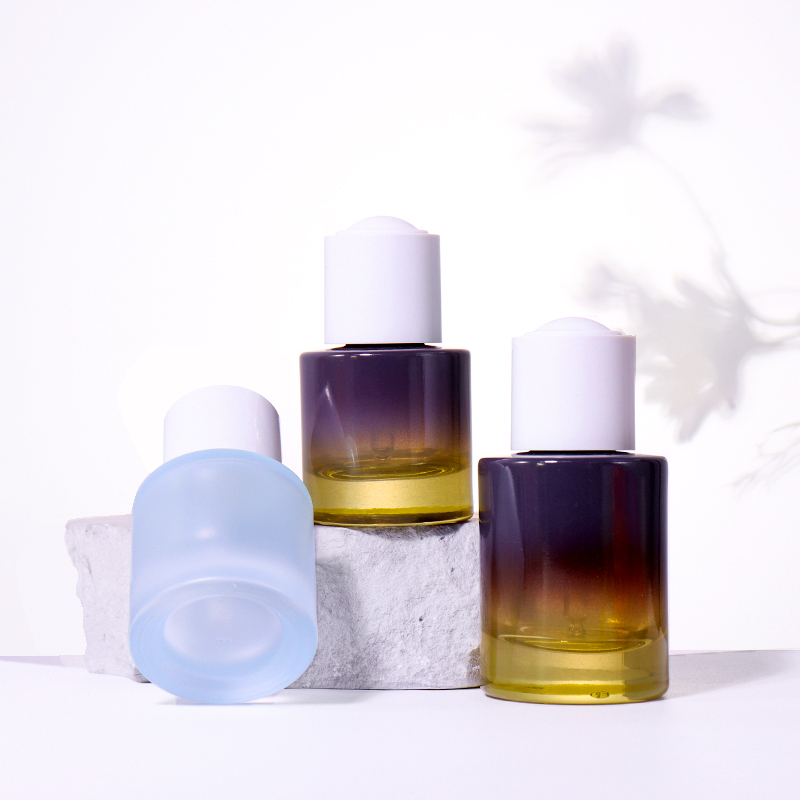 50ml  30ml Gradient and Frosted Dropper Beauty Bottles