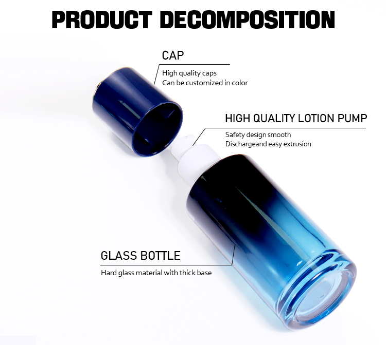 120ML, 100ML, 40ML, 50G, 30G Multi - color Beauty Bottles, Minimalist Design Meets High - end Texture details