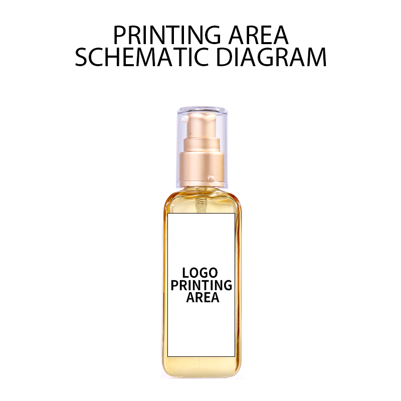 80ml Transparent / Amber Gold Lotion Bottle, Exquisite Pump Head Shows Luxurious Charm manufacture