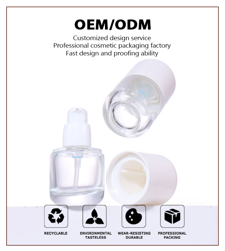 30ML  Cosmetic Essence Bottle  manufacture