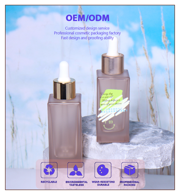 The 50ml essence bottle features a dropper design for precise dispensing manufacture