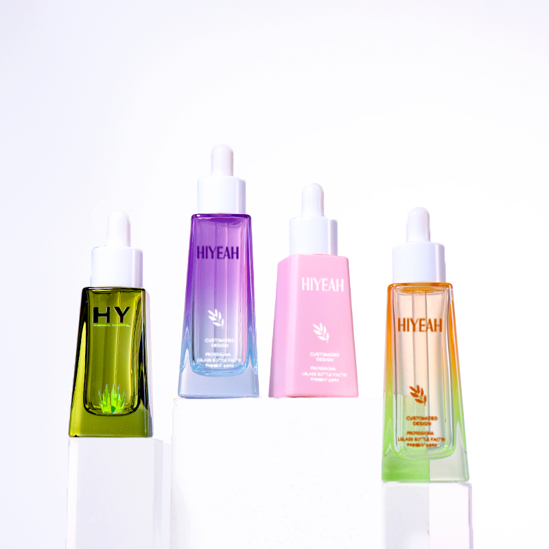 How to customize colored dropper bottle?
