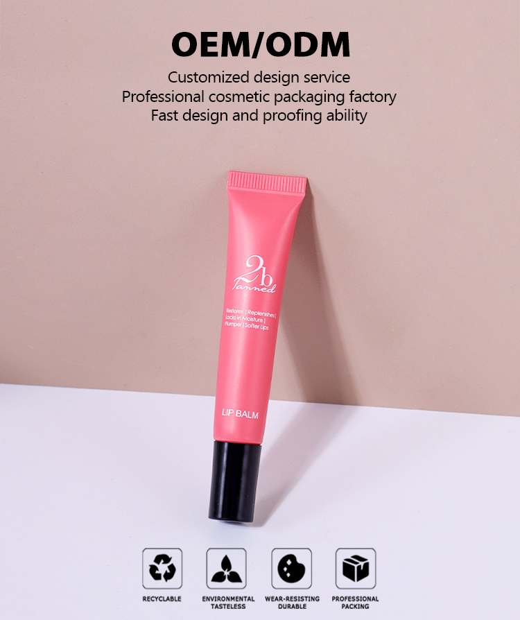 10ml Pink Tube + Black Screw Cap, a Packaging Choice Full of Beauty Aesthetic factory