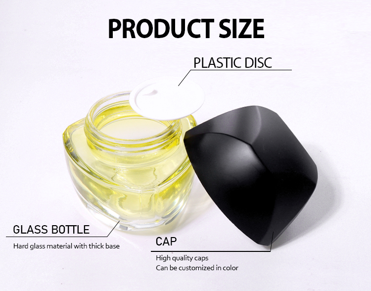 40ML and 100G Black - Cap Contrast - Color Beauty Bottles, Diverse Shapes Highlight Exquisite Texture factory