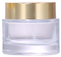 150G, 120G, 100G, 80G, 50G, 30G Transparent Cream Jars in Two Styles, Golden Lids and White Lids Show Diverse Elegance supplier