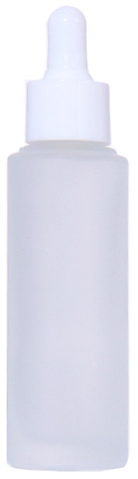40ML, 30ML, 20ML, 10ML Minimalist Frosted Essence Bottle, Silver Lid / Dropper Shows Exquisite Charm factory