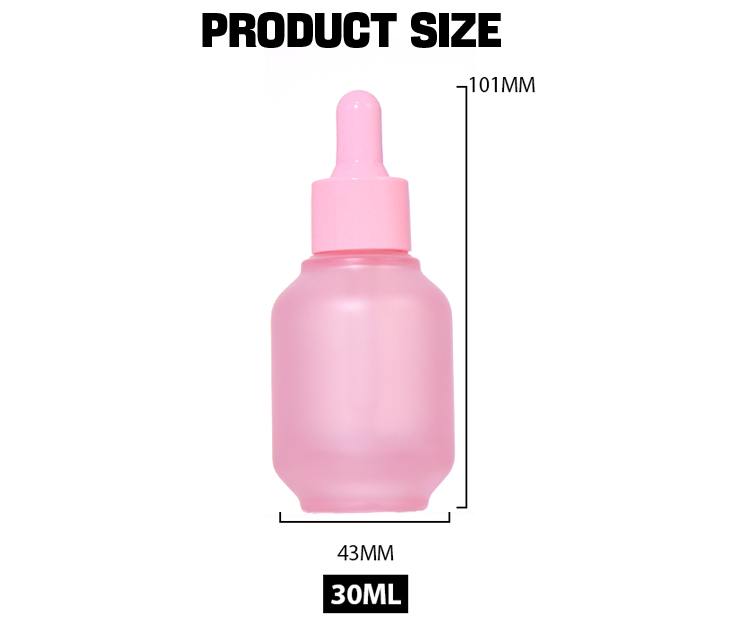 30ML Macaron - colored Series Dropper Essence Bottle supplier