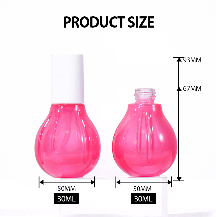 30ML Contrast - colored Irregular - shaped Lotion Pump Bottle manufacture