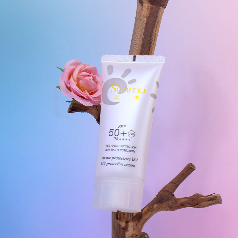 50ml Pure White Minimalist Sunscreen Tube