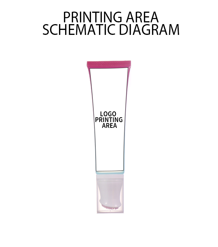 80ml Pink - Blue Gradient Beauty Hose, Silicone Brush Head Shows Ingenious Texture supplier