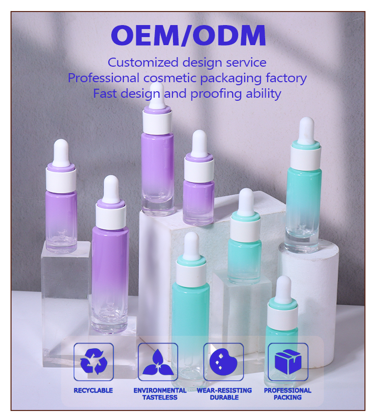 30ML,15ML,10ML,5ML Cosmetic Essence Bottle details