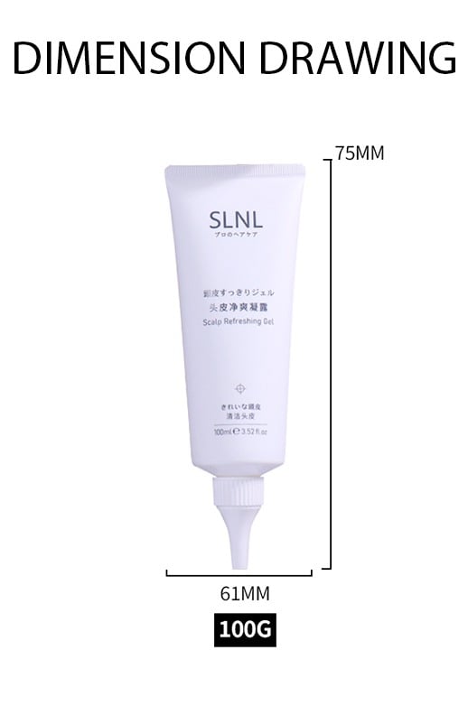 100ML White Sharp-Nozzle Scalp Care Hose, Minimalist Design Highlights Skincare Style factory