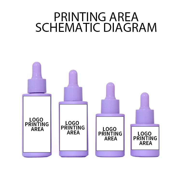 50ML, 40ML, 30ML, 20ML Macaron - colored Dropper Essence Bottle factory