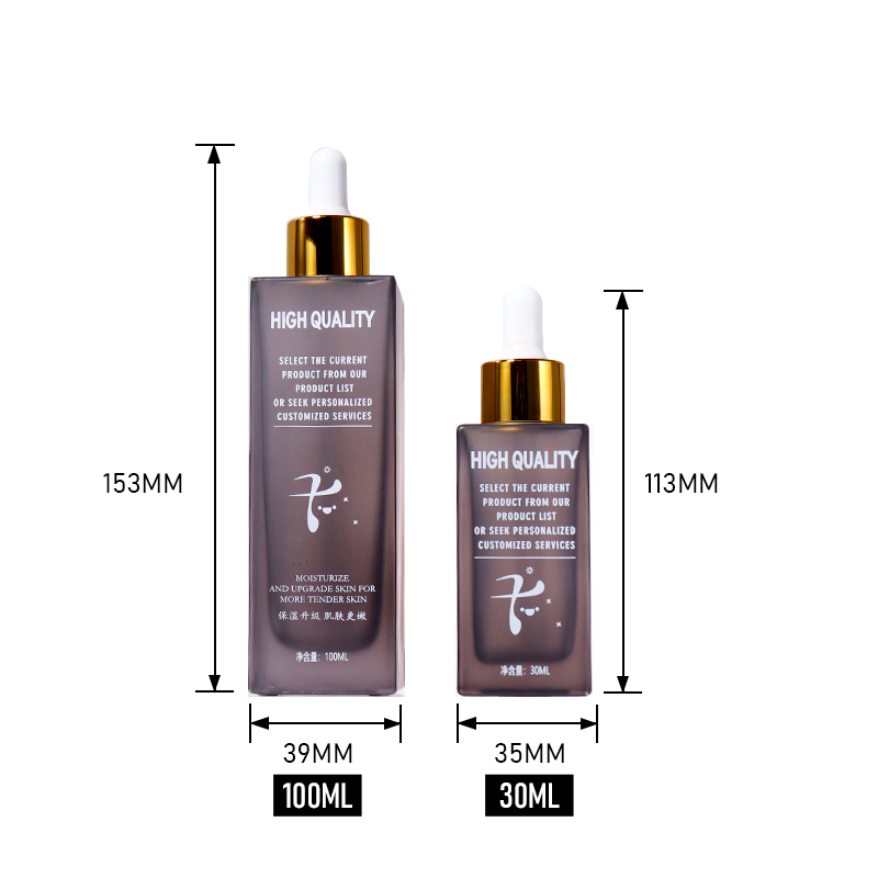 100ML,30ML Cosmetic Essence Bottle supplier