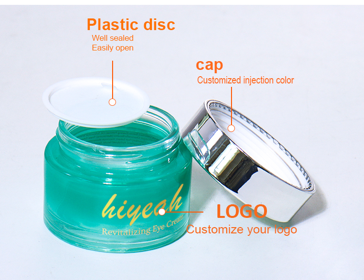 50GLuxury Glass Jars for Skincare Empty Glass Cosmetic Jar Skin Care factory