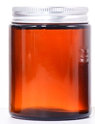 200G, 150G, 50G, 40G, 30G, 15G Amber Brown Cylindrical Beauty Jar, Silver Lid Design Shows Practical Texture factory