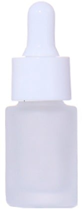 40ML, 30ML, 20ML, 10ML Minimalist Frosted Essence Bottle, Silver Lid / Dropper Shows Exquisite Charm factory