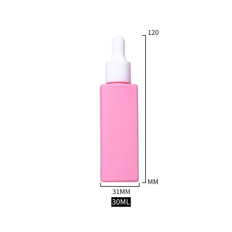 30ml Dropper Bottle | Square Design + White Rubber Bulb supplier
