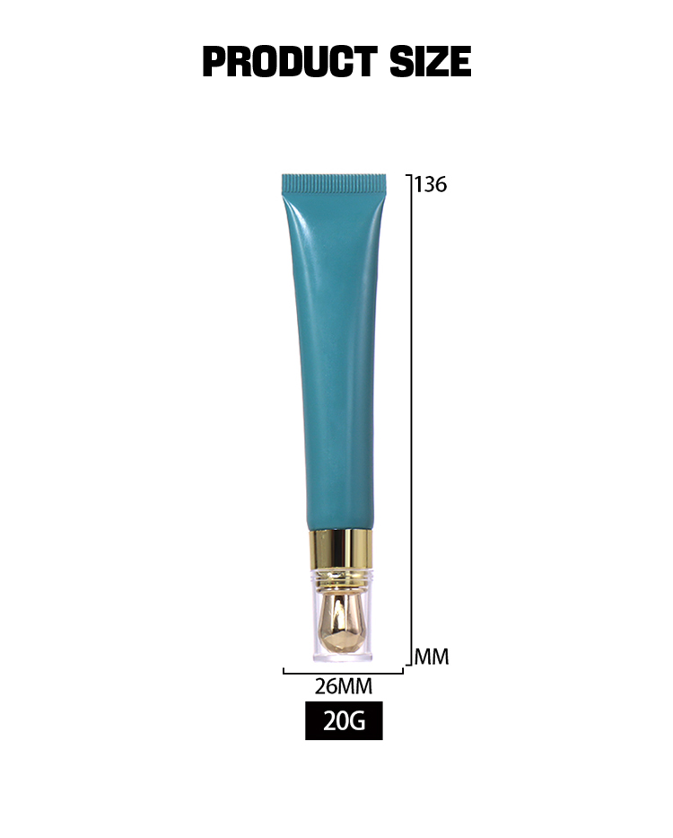 20g Peacock Blue Hose, Gold - Transparent Cap Design Shows High - end Texture supplier