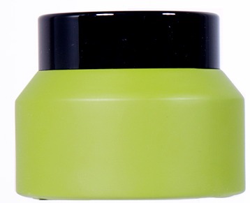 40G Fresh Green Cream Jar, Black Lid Design Shows Minimalist and High - end Sense details
