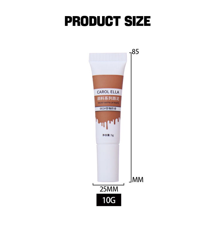 10ml Hose Packaging with Ingenious Brown - White Color Composition details