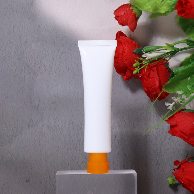 30ml White - Orange Contrast Color! Minimalist Style Hose Packaging