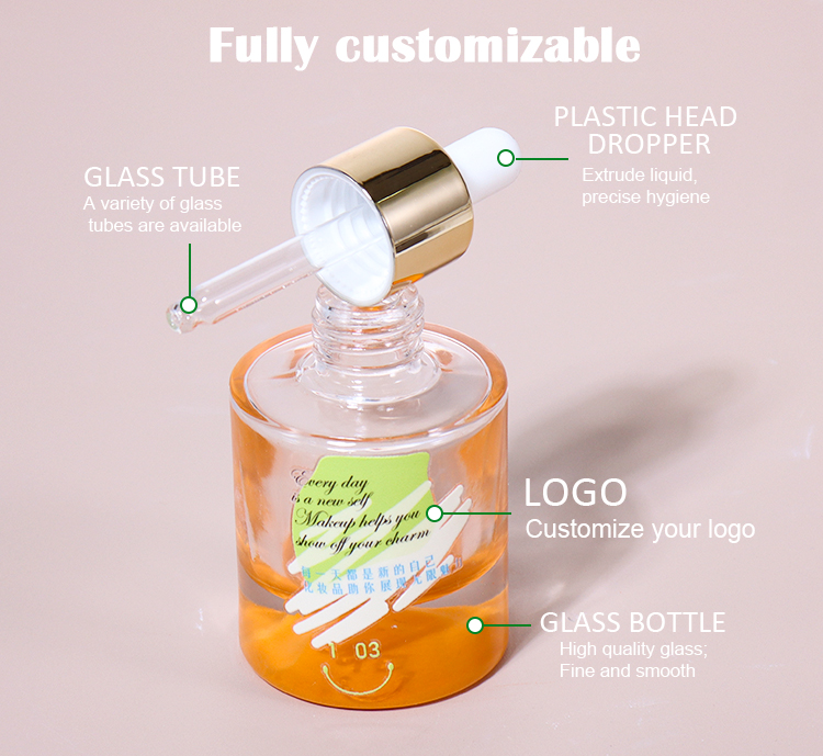The 30ml essence bottle features a dropper design for precise dispensing details