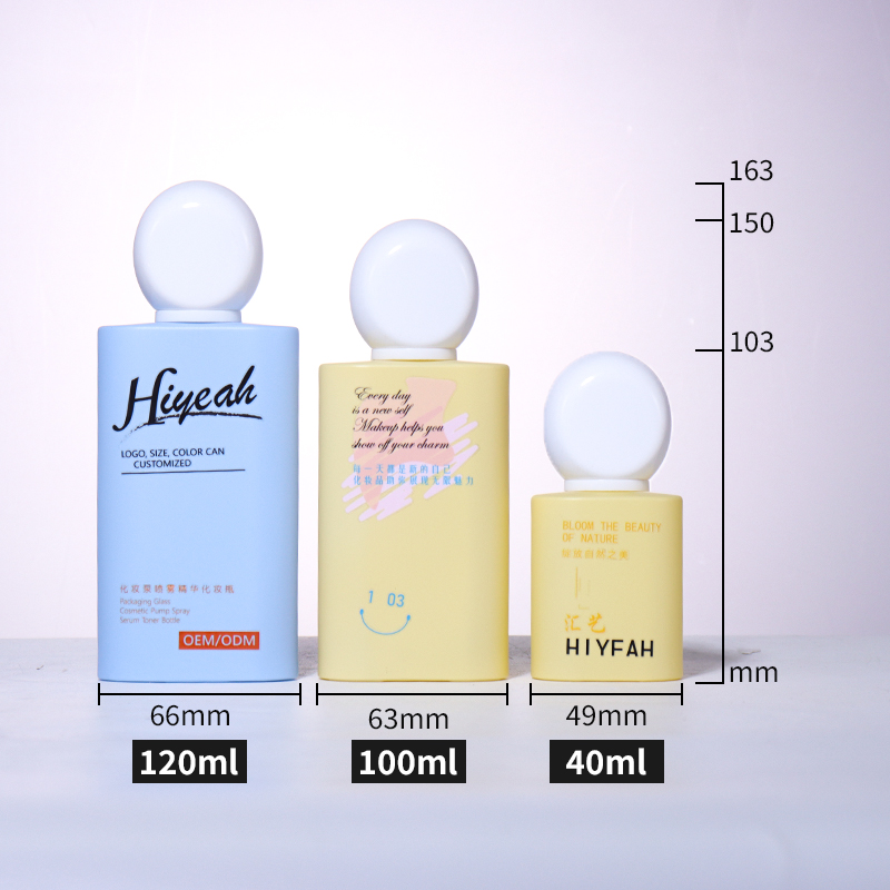 120ML/100ML/40ML Lotion spray pump bottle details