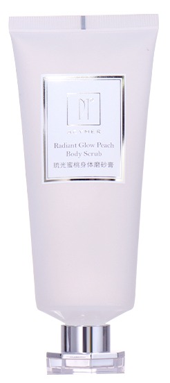 100ml Pure White Body Scrub Hose, Octagonal Silver Cap Shows Elegant Texture supplier