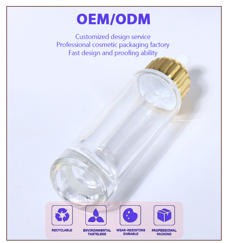 This 30ml essence bottle adopts a dropper design. supplier