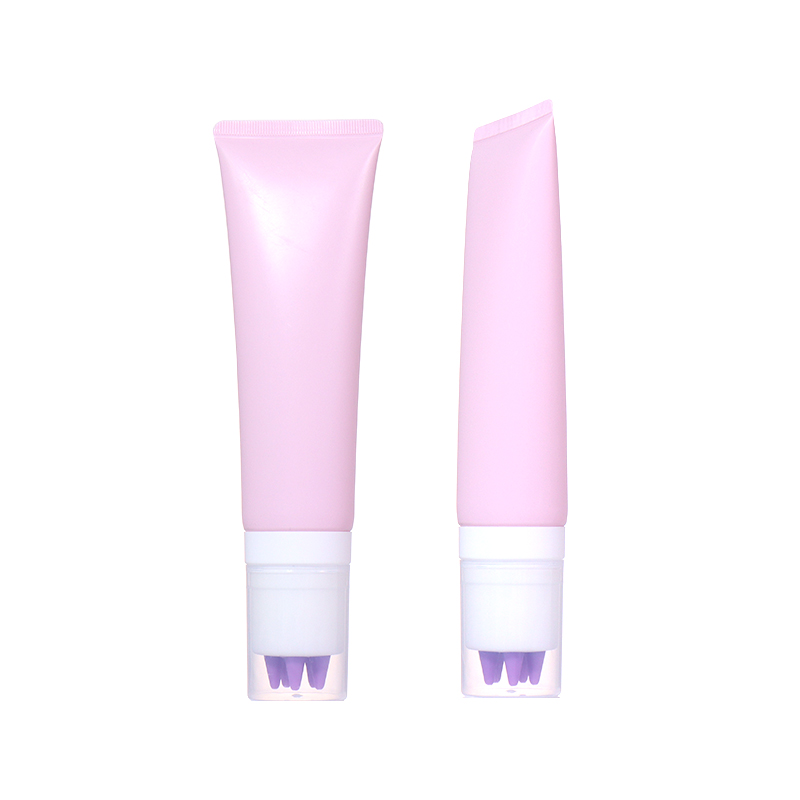 100ml Creative Massage Skincare Hose, Pink-White-Purple Color Matching Radiates Dynamic Charm